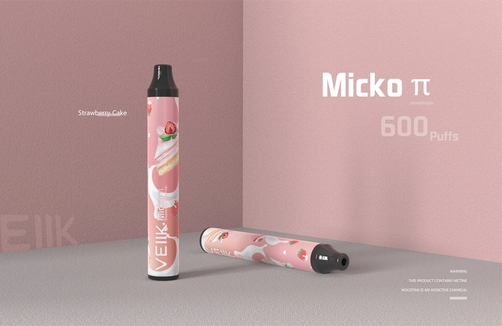 Veiik Micko Pie Single Use Stick Vape Like 600 Puffs with Prefilled Nic-Salt E-Liquid Disposable Vape